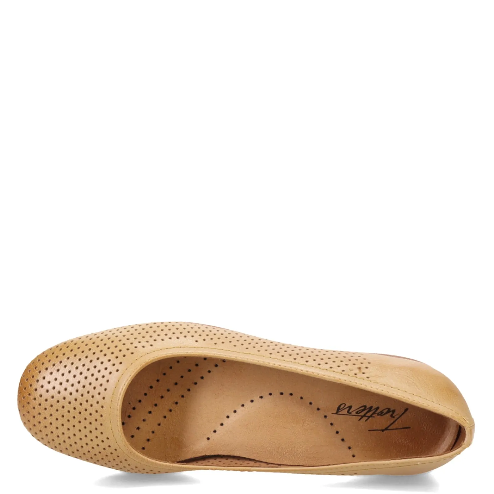 Discount Trotters Women's , Darcey Flat Tan Perf