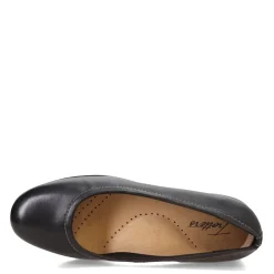 Hot Trotters Women's , Darcey Flat Black Leather