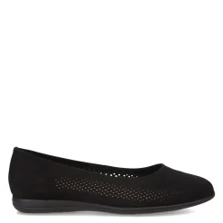 Clearance Trotters Women's , Darcey Flat Black Perf