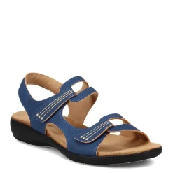 New Trotters Women's , Katarina Sandal Navy