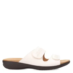 Online Trotters Women's , Rhianna Sandal White
