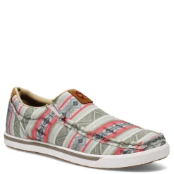 Hot Twisted X Women's , Hooey Loper Slip-On Pink Multi