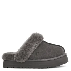 New UGG Women's , Disquette Slipper Charcoal
