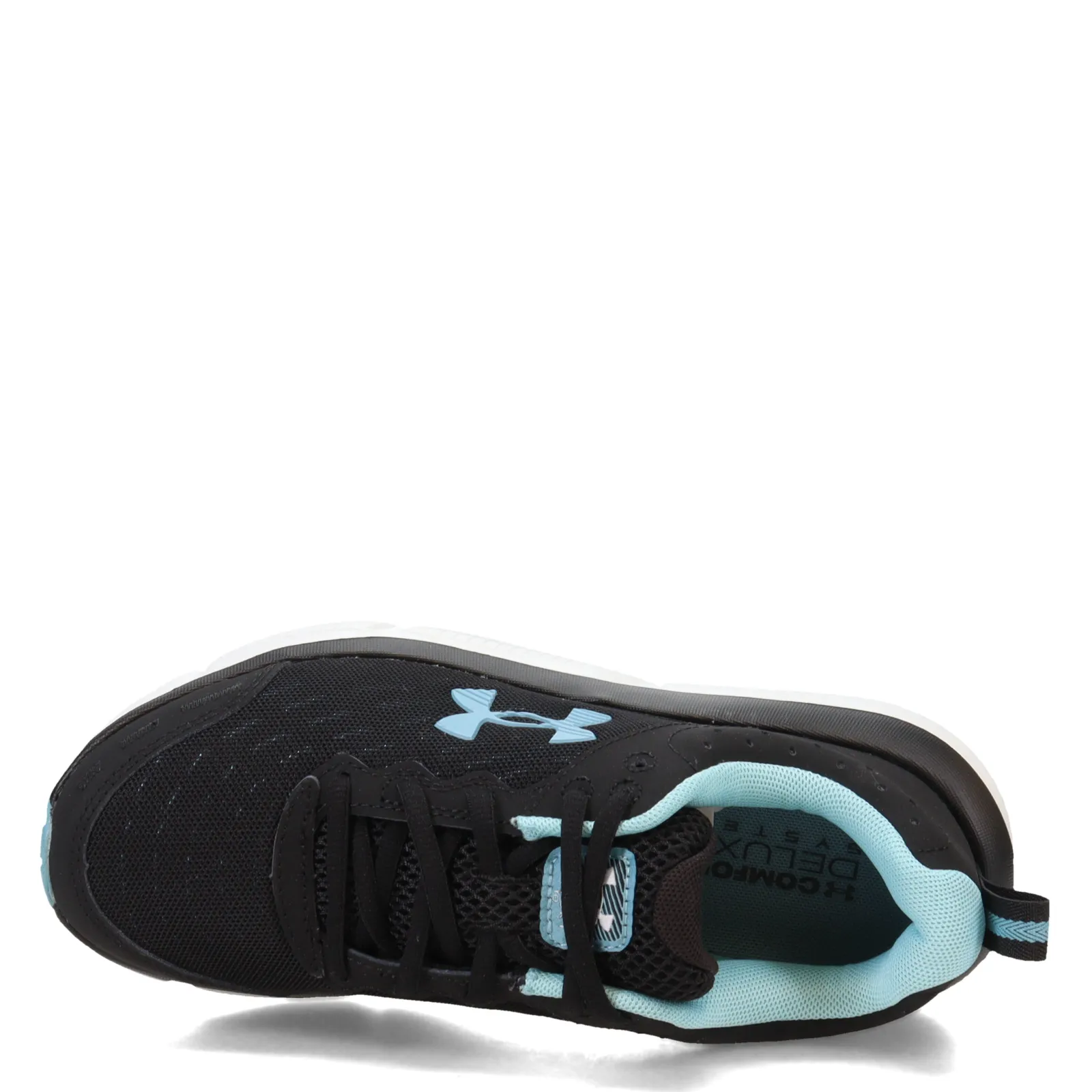 Online Under Armour Women's , Charged Assert 10 Running Shoe Black/Still Water/Halo Gray