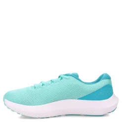 Online Under Armour Women's , Charged Surge 4 Running Shoe Radial Turquoise/Circuit Teal/White