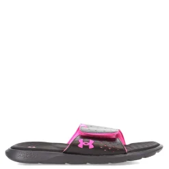 Best Under Armour Women's , Ignite 7 Slide Sandal Black/Black/Rebel Pink