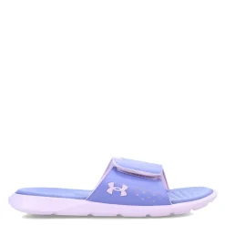 Best Under Armour Women's , Ignite 7 Slide Sandal Baja Blue/Nebula Purple