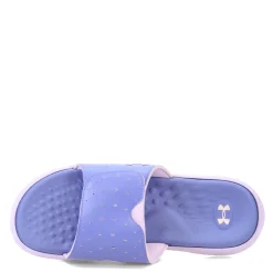 Best Under Armour Women's , Ignite 7 Slide Sandal Baja Blue/Nebula Purple