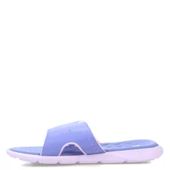 Online Under Armour Women's , Ignite 7 Slide Sandal Baja Blue/Nebula Purple