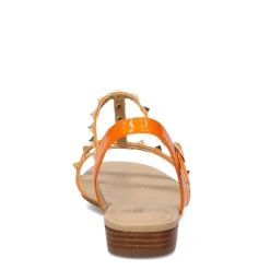 Sale Vaneli Women's , Brunel Sandal Orange Wrinkle Patent