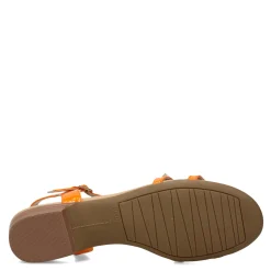 Sale Vaneli Women's , Brunel Sandal Orange Wrinkle Patent