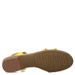 New Vaneli Women's , Brunel Sandal Yellow Patent