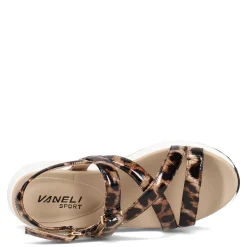 Clearance Vaneli Women's , Trevin Sandal Leopard Patent