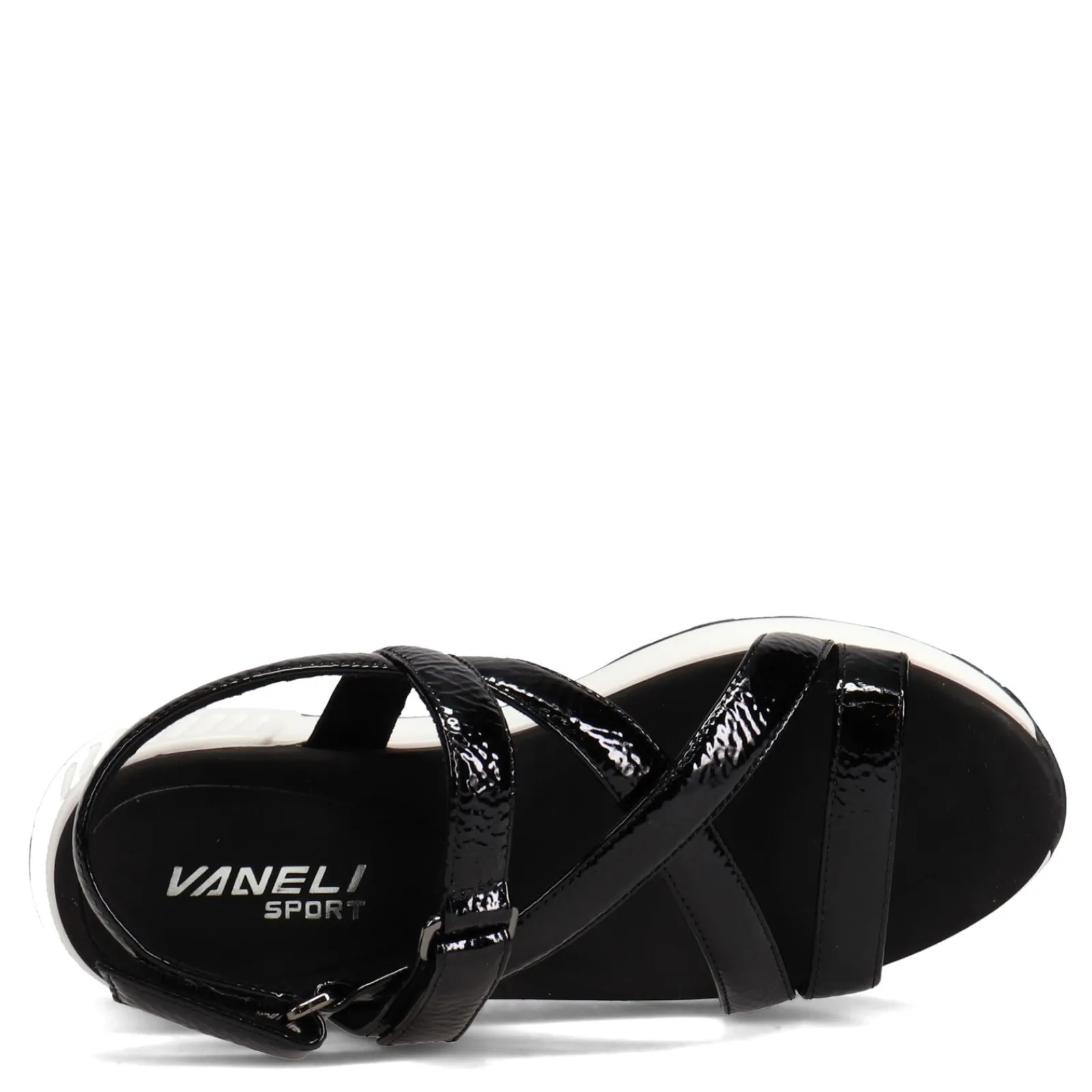 Online Vaneli Women's , Trevin Sandal Black Patent