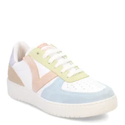 Victoria Women's , Madrid Serraje Sneaker White Pastel Multi
