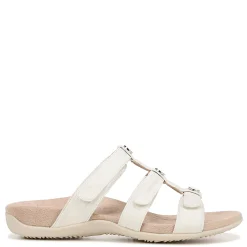 New Vionic Women's , Amber Slide Sandal White
