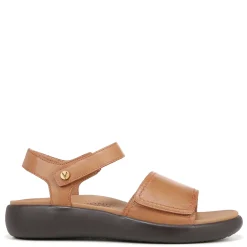 New Vionic Women's , Awaken Sandal Brown Leather