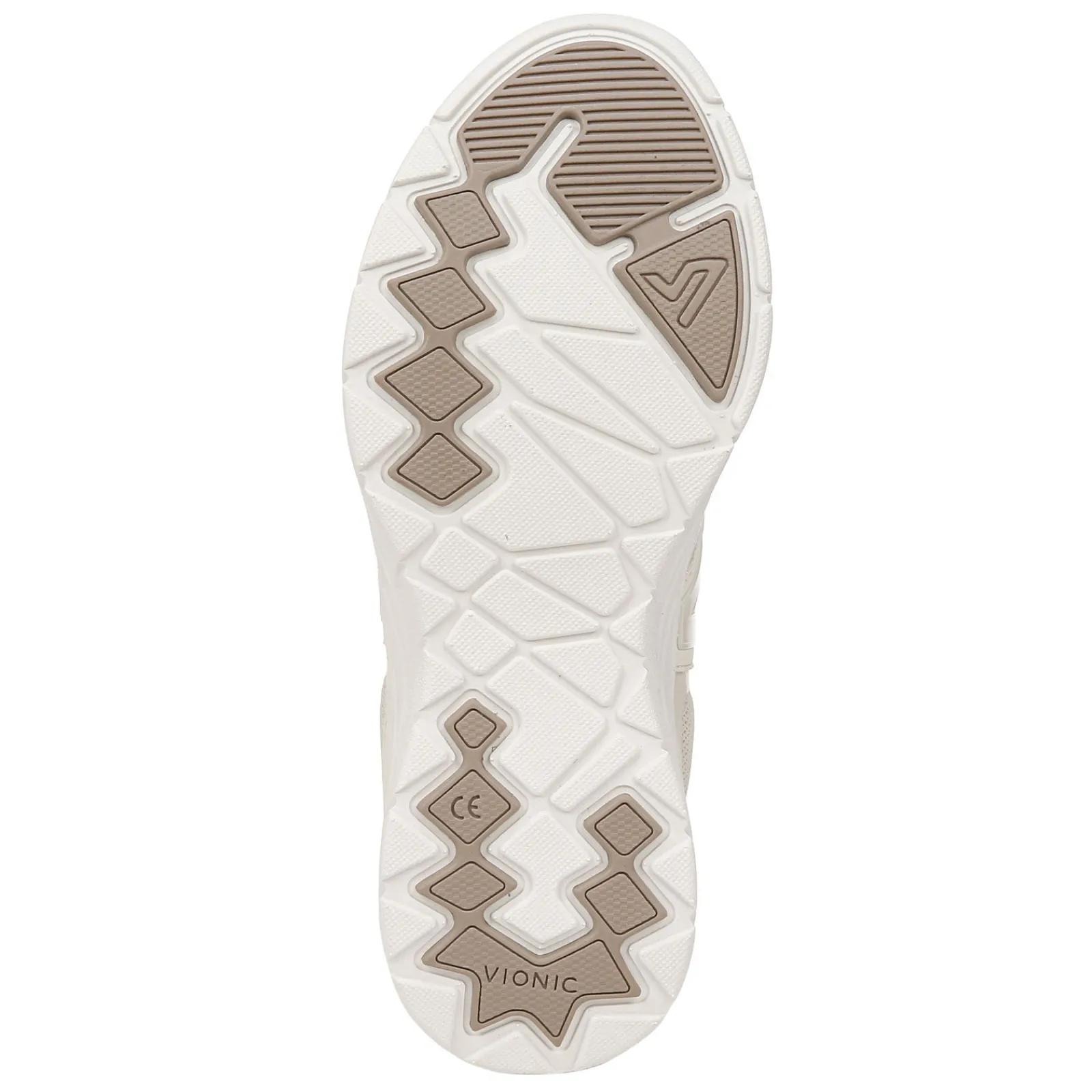 Vionic Women's , Brisk Miles II Sneaker Off White Fabric