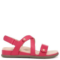 Online Vionic Women's , Cypress Sandal Viva Magenta Pink Leather