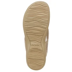 Clearance Vionic Women's , Dillon Shine Sandal Champagne