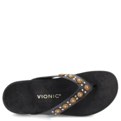 Discount Vionic Women's , Floriana Thong Black