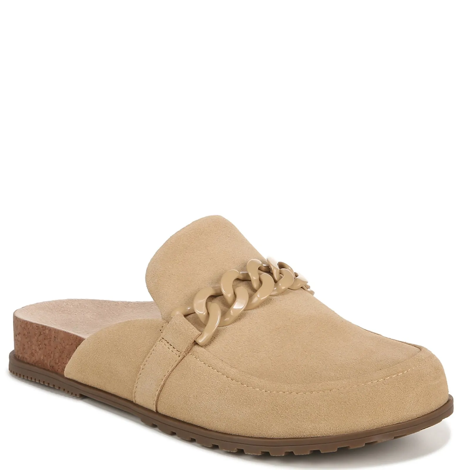 New Vionic Women's , Georgie Clog Sand Suede