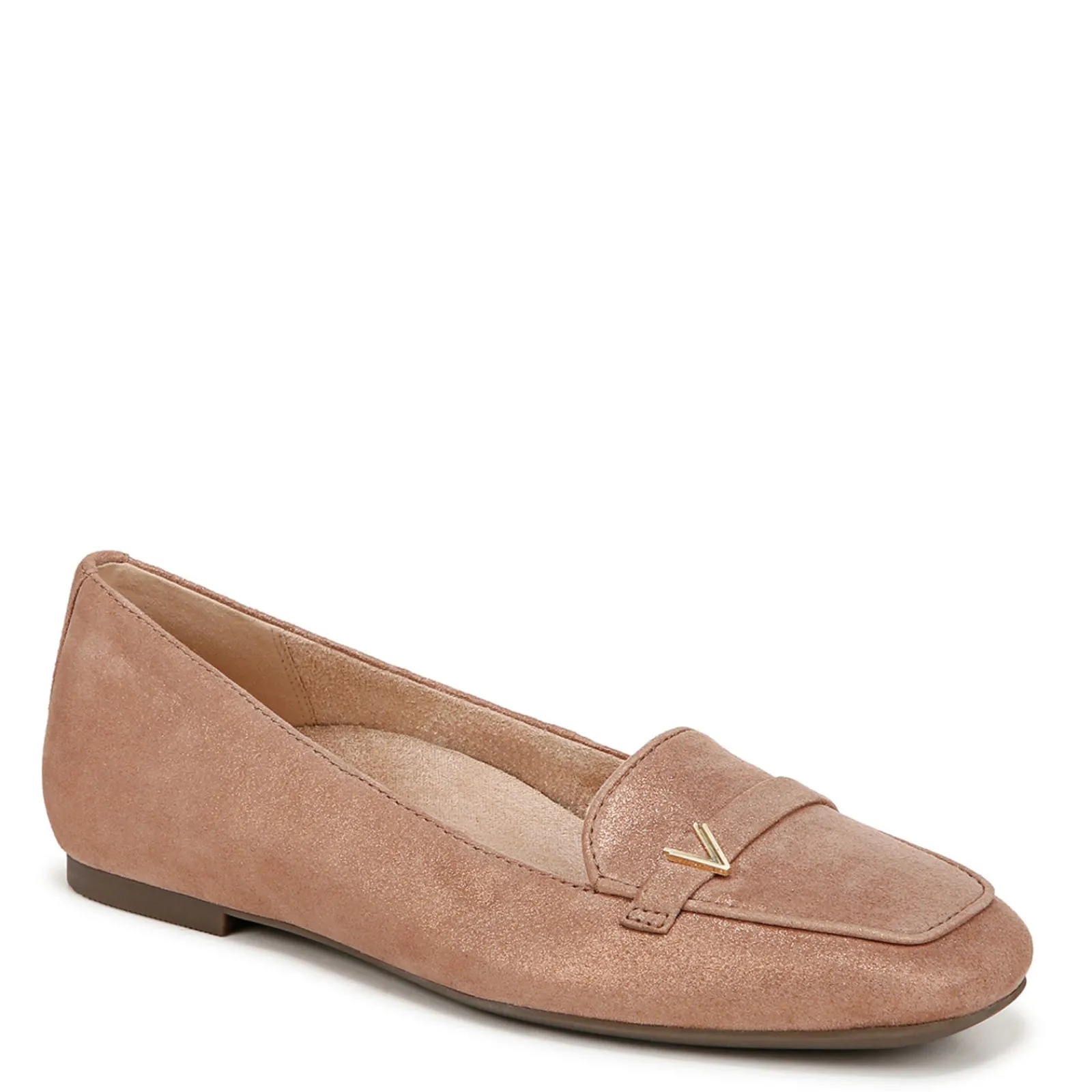 Discount Vionic Women's , Hayes Flat Polluted Rose Gold Leather
