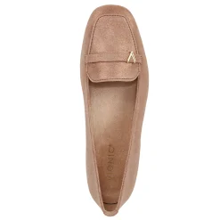 Discount Vionic Women's , Hayes Flat Polluted Rose Gold Leather