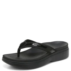New Vionic Women's , High Tide Sandal Solid Black