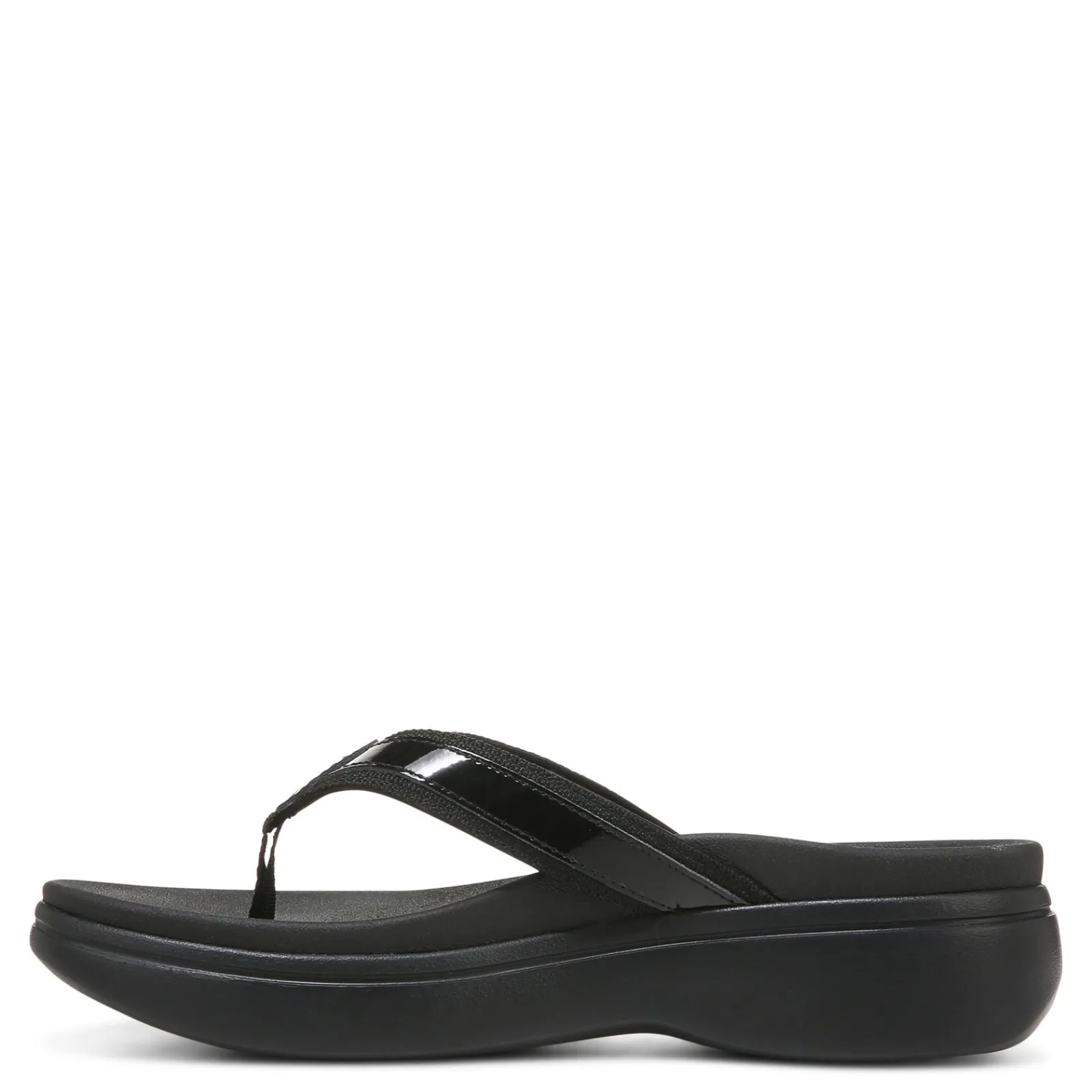 New Vionic Women's , High Tide Sandal Solid Black
