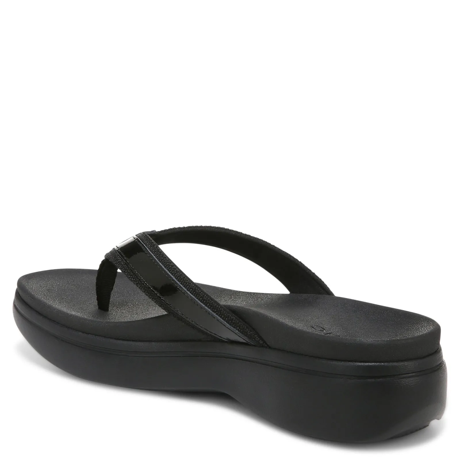 New Vionic Women's , High Tide Sandal Solid Black