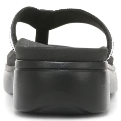 New Vionic Women's , High Tide Sandal Solid Black