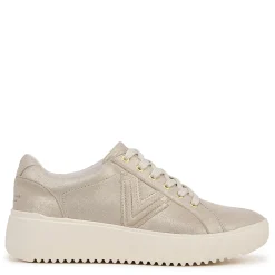 New Vionic Women's , Kearny Sneaker Soft Gold Leather