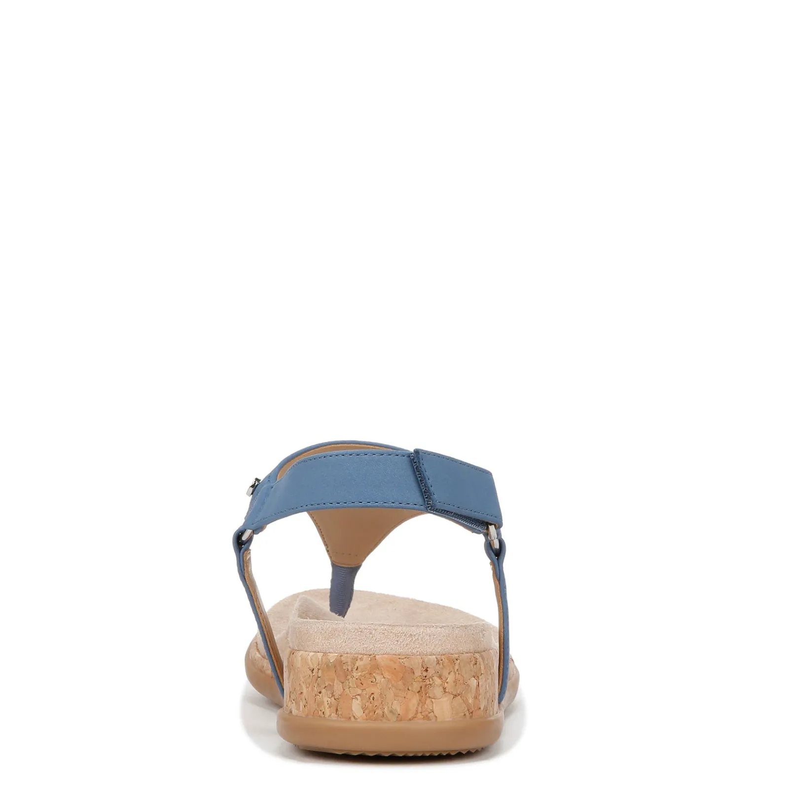 New Vionic Women's , Kirra II Sandal Blue Nubuck Leather