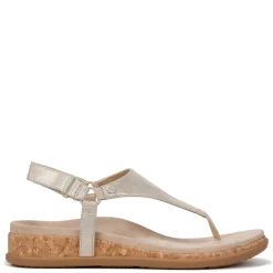 Clearance Vionic Women's , Kirra II Sandal Gold Metallic Leather