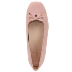 New Vionic Women's , Klara Flat Pink Suede