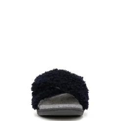 New Vionic Women's , Relax II Slide Slipper Navy Blazer Fabric
