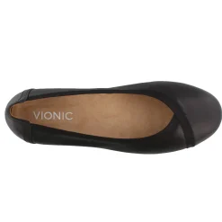 New Vionic Women's , Spark Caroll Flat Black
