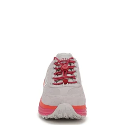 Best Vionic Women's , Walk Max Sierra Walking Shoe Soft Oyster & Magenta Leather