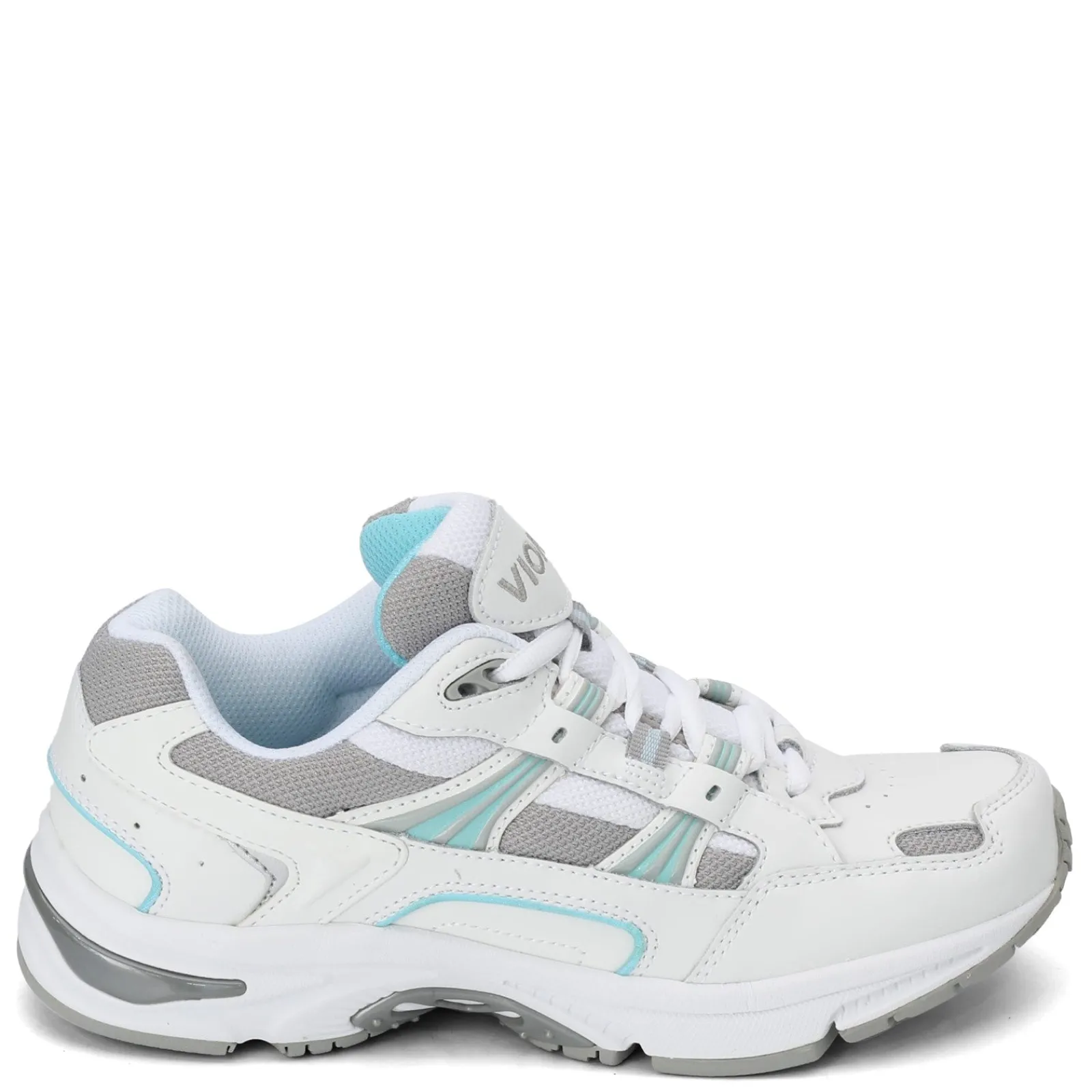 Sale Vionic Womens , Walker Classic Sneaker White And Blue Leather