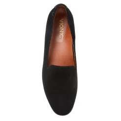Best Vionic Women's , Willa Flat Black Suede