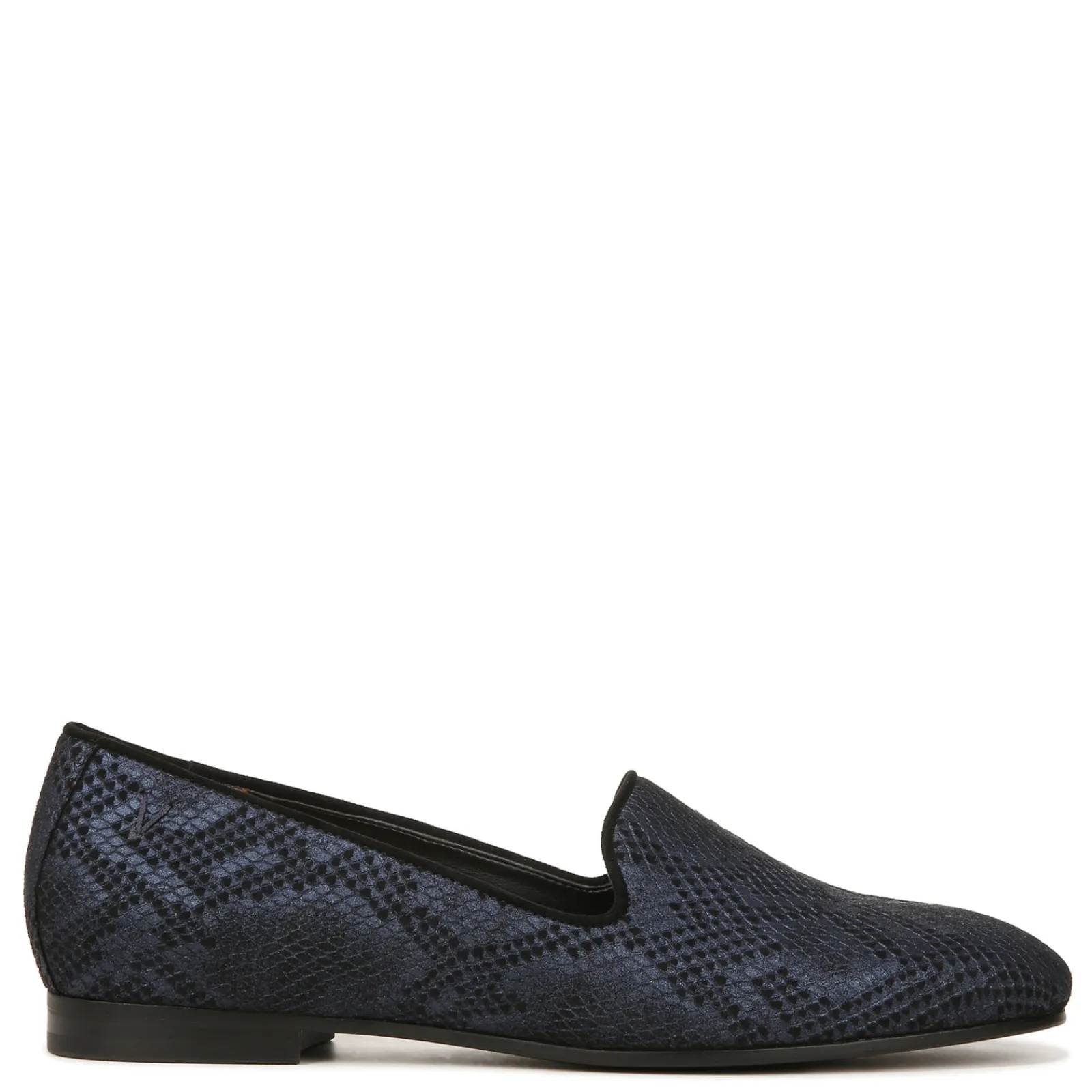 New Vionic Women's , Willa II Flat Blue Metallic Synthetic