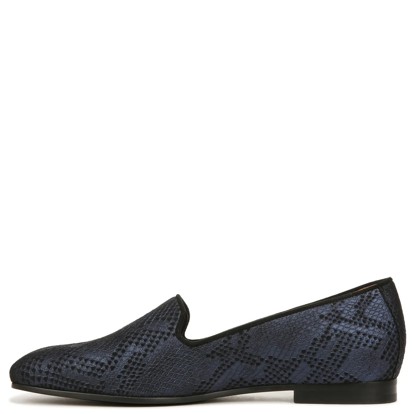 New Vionic Women's , Willa II Flat Blue Metallic Synthetic