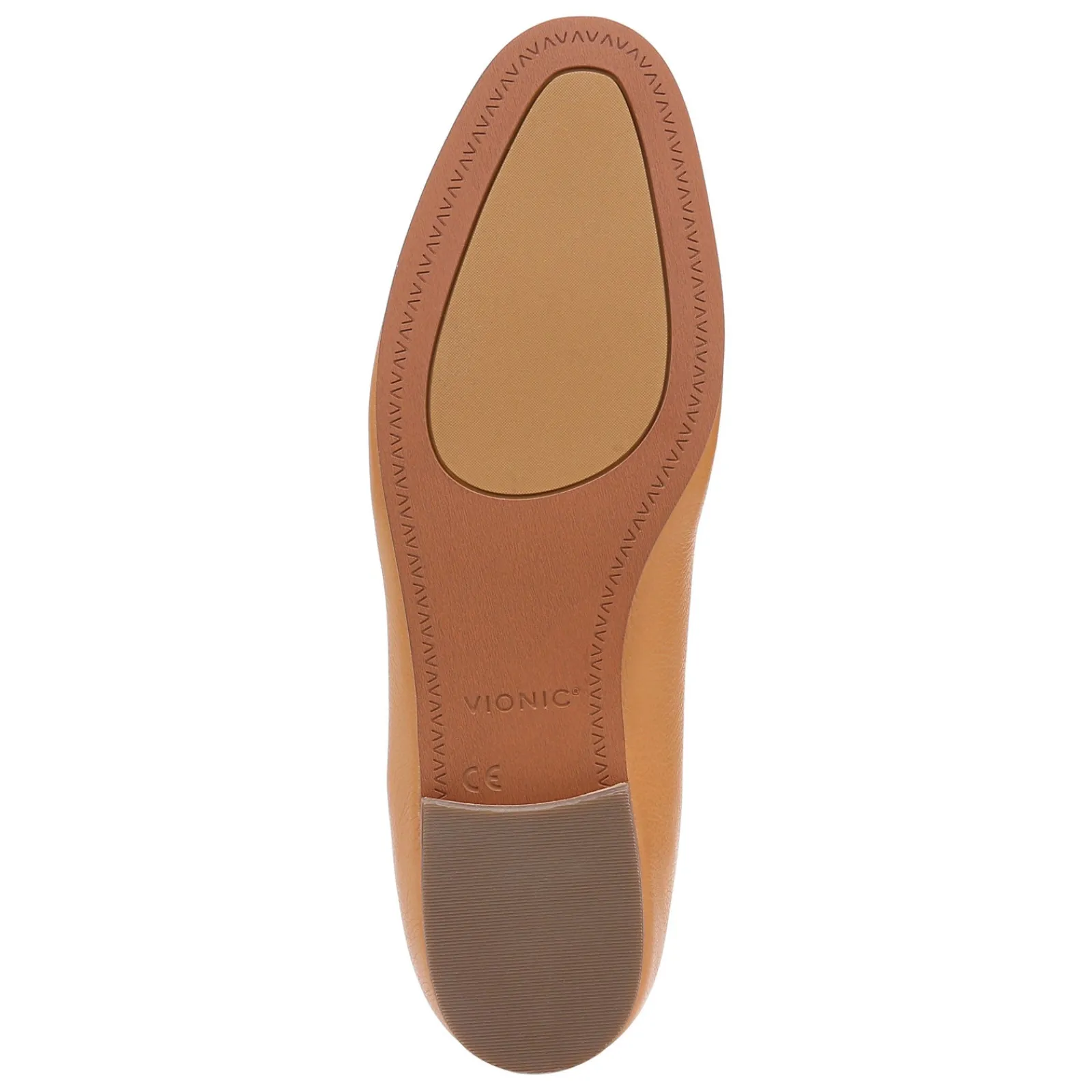 Outlet Vionic Women's , Willa II Flat Brown Leather