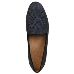 Clearance Vionic Women's , Willa II Flat Blue Metallic Synthetic