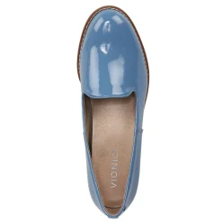 Outlet Vionic Women's , Willa Wedge Slip-On Blue Patent Leather
