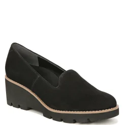 Sale Vionic Women's , Willa Wedge Slip-On Black Suede