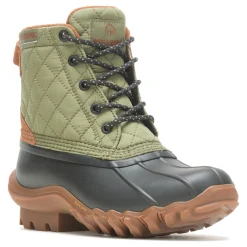 Wolverine Women's , Torrent Quilted Duck Boot Green