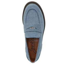 Online Zodiac Women's , Hunter Loafer Denim Blue Fabric